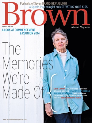 Cover of the July/August 2014 issue of Brown Alumni Magazine