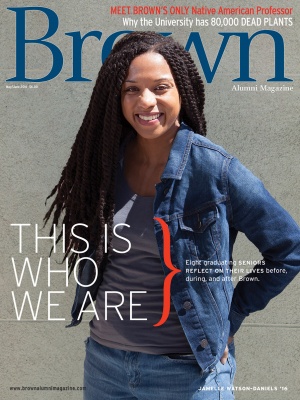 Cover of the May/June 2016 issue of Brown Alumni Magazine