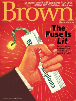 Cover of the January/February 2017 issue of Brown Alumni Magazine