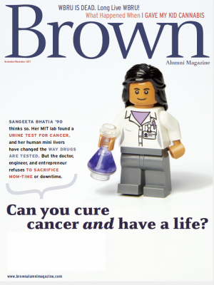 Cover of the November/December 2017 issue of Brown Alumni Magazine