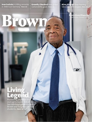 Image of Dr. Robert Smith in a hospital hallway, leaning against a wall.