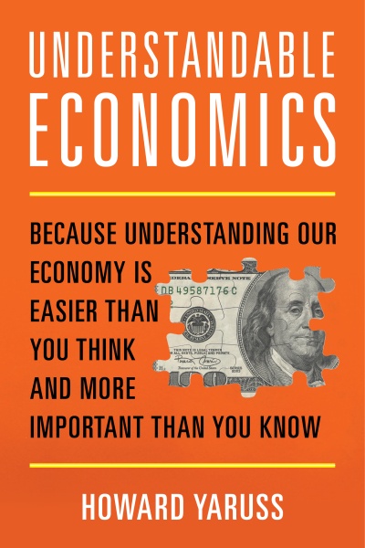 orange cover with a puzzle made of money