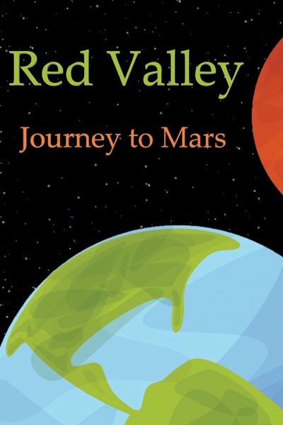 picture of earth and Mars and the book title