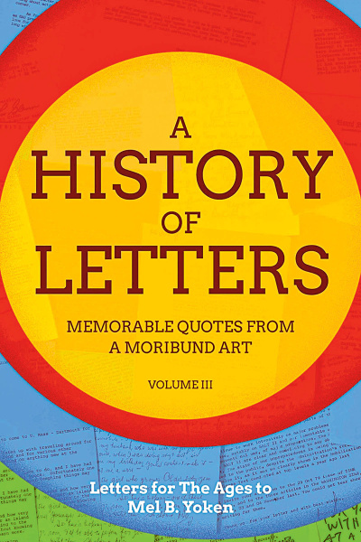 cover of the book A History of Letters