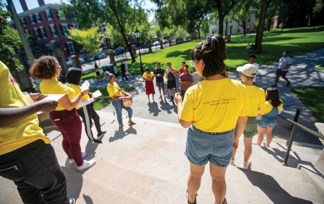 Third World Transition Program students on campus