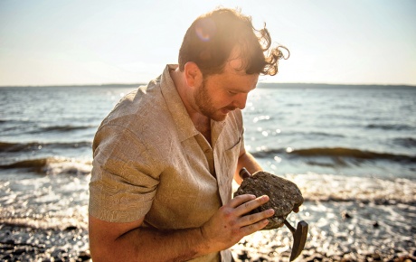 Image of Mark Agostini on a beach