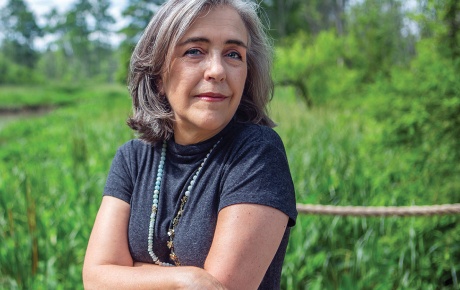 portrait of Paula Caballero ’84