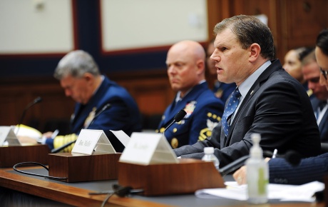 Image of Maffei at a budget hearing for the Federal Maritime Commission.