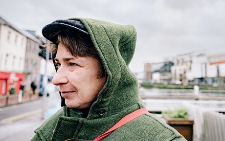 Annie Lanzilotto on a daily walk in Cork City