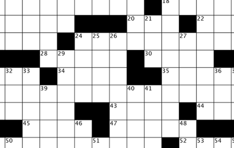 Crossword puzzle