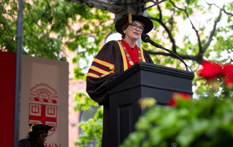 Paxson at commencement 2026